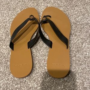 Brown/Tan Tory Burch Flip Flop